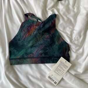 Lululemon Multicolor Energy Bra NWT 6
